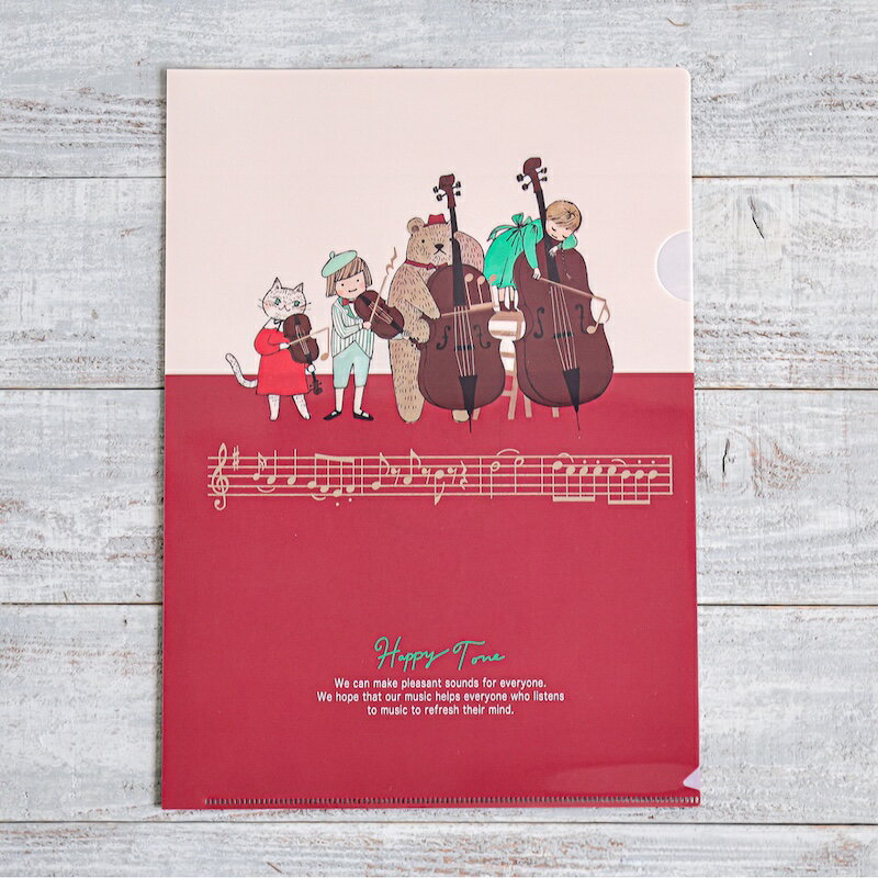 1~7営業日出荷 A4 クリアファイル 音楽 ピアノ アイネクライネ 日本製 ステーショナリー 演奏会 発表会..