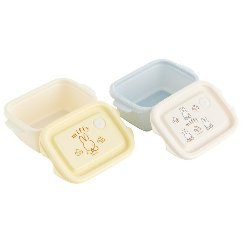 シールボックス2個入 FCN1W 保存容器 おかず容器ミッフィー スケーター