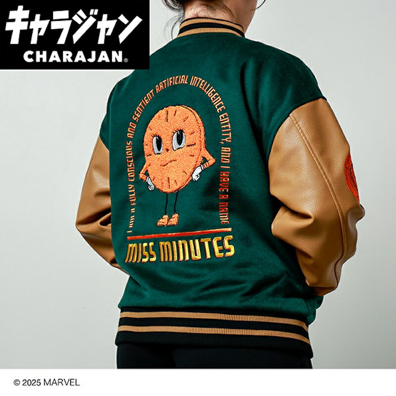乐天商城 - 1~7営業日出荷 キャラジャン MARVEL マーベル ロキ ミス・ミニッツ/スタジャン スタジャン L/ 3L/ 5L 送料無料 丸眞株式会社 正規取扱店