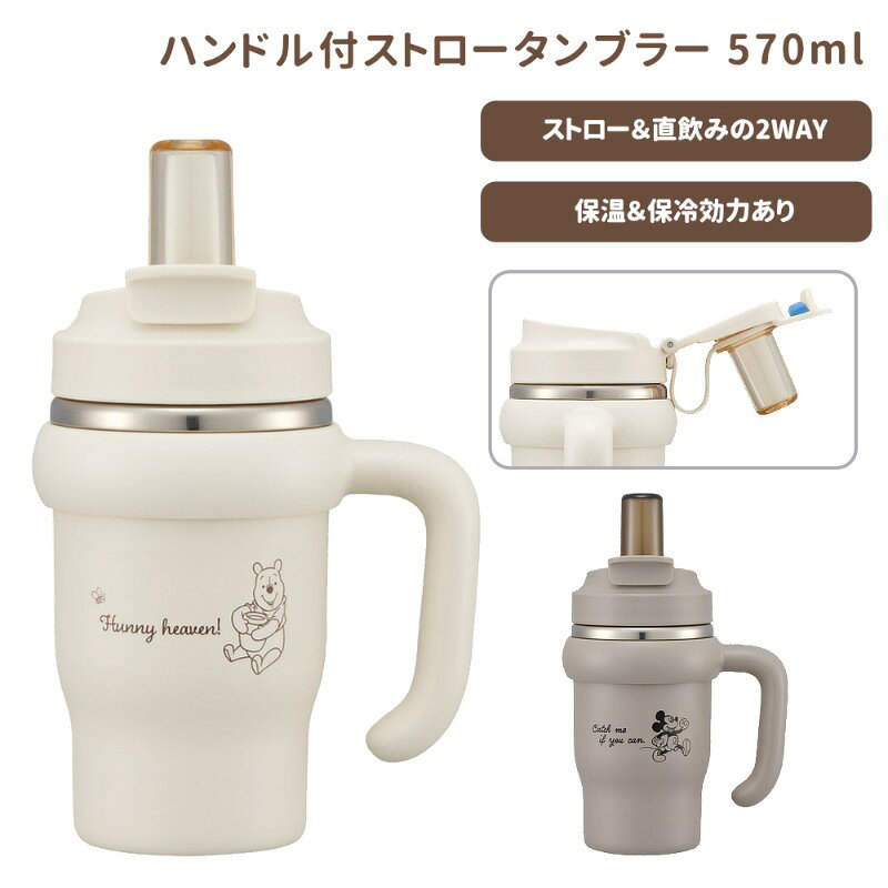 乐天商城 - 1~7営業日出荷 水筒 ストロー＆直飲み 2way ハンドル付きストロータンブラー 送料無料 キッズ 保冷 STSTB6 スケーター 正規取扱店 マグボトル