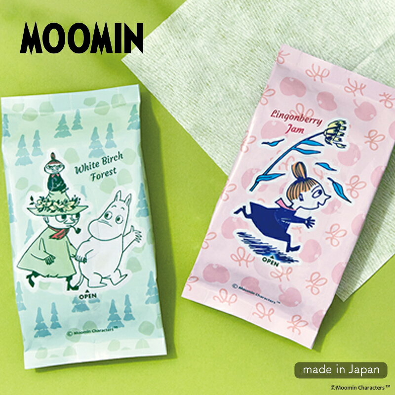 乐天商城 - 1~7営業日出荷 MOOMIN ムーミン ひんやりボディーシート 冷感グッズ ボディケア 日本製 正規取扱店