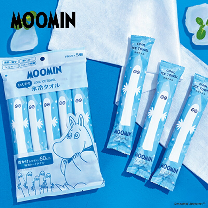 乐天商城 - 1~7営業日出荷 【MOOMIN】ムーミン 氷冷タオル クールミントの香り 正規取扱店