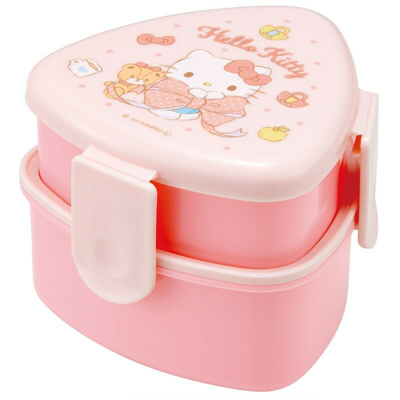Rakuten - 1~7営業日出荷 三角おにぎり ランチボックス 2段 弁当箱 ONWT1 スケーター キャラクター キティ キッズ 正規取扱店