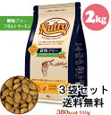 【送料無料 3袋セット】 ニュートロ ナチュラル チョイス キャット 穀物フリーアダルト サーモン2kg×3個 食物アレルギー にも 配慮 グレインフリー 自然素材 総合栄養食 食物アレルギー配慮