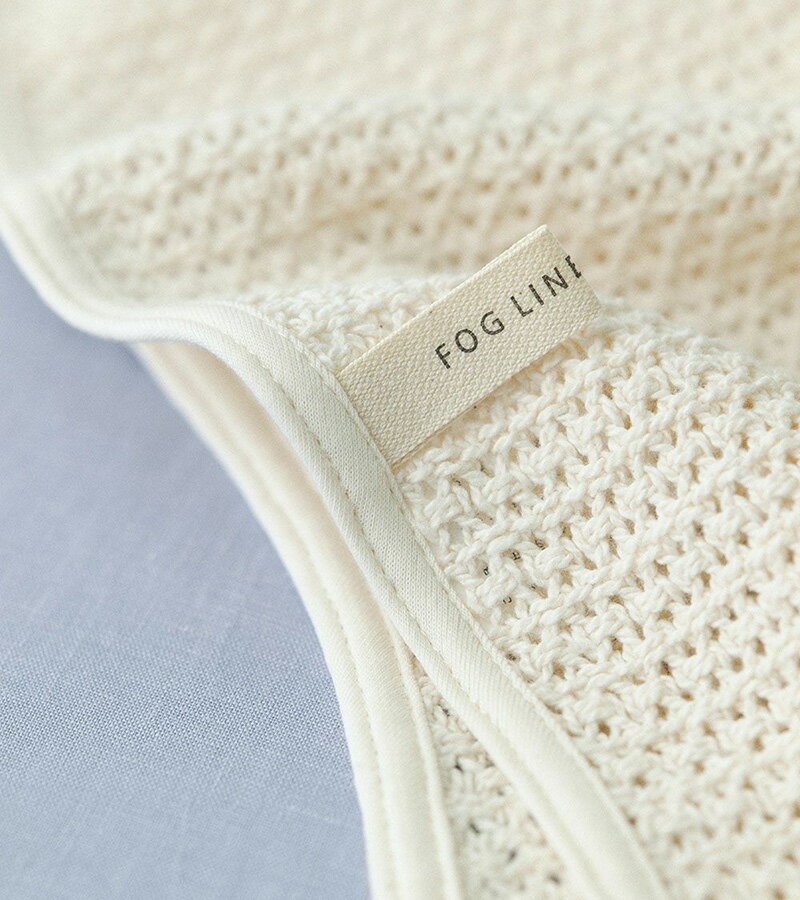 fog linen work フォグリネンワーク ベビーブランケット コットンブランケット ブランケット タオルケット ひざ掛け ひざかけ コットン おくるみ シンプル バギー バギーブランケット ギフト 贈り物 お祝い ベビー 赤ちゃん 出産祝い ラッピング 楽ギフ_包装 3