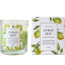 グリーンオアシス グラス入りキャンドル シトラスゼスト CITRUS ZEST CANDLE GREEN OASIS 正規品 ◆ルーム/フレグランス/キャンドル/芳香/アロマ/ギフト/プレゼント/香り/癒し/リラックス/fragrance/aroma/gift/room