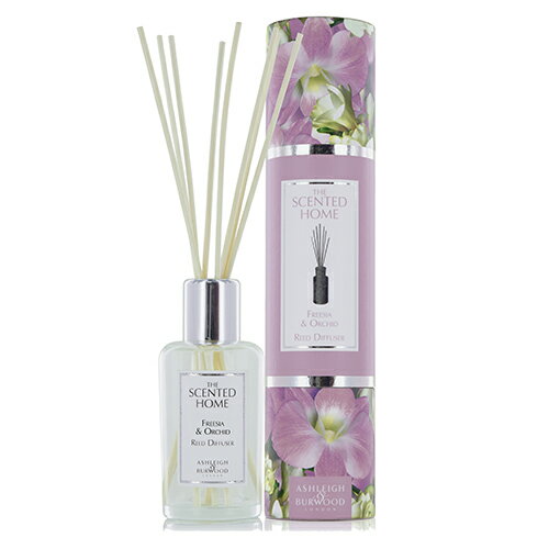 【即納】Ashleigh＆Burwood リードディフューザー 200ml フリージア＆オーキッド Reed Diffuser Freesia＆Orchid アシュレイ＆バーウッド 正規品 ◆ルームフレグランス/フレグランススティック/リードディフューザー