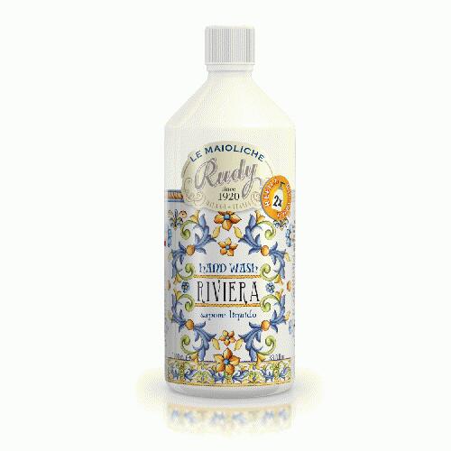 石けん・ボディソープのギフト La Maioliche ハンドウォッシュリフィル Hand Wash Refill リヴィエラ RIVIERA ラ・マヨルカ 正規品 ◆せっけん/液体石鹸/ボディソープ/風呂/バスグッズ/詰め替え用/入浴/ボディケア/アロマ/ギフト/プレゼント/香り/癒し/リラックス