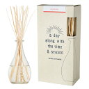 a day（ア デイ）リードディフューザー 230ml フィグ＆クローブ 正規品 ◆diffuser/ルーム/フレグランス/スティック/芳香/アロマ/ギフト/プレゼント/香り/癒し/リラックス/fragrance/aroma/gift/room