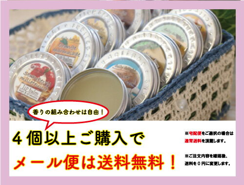 【メール便対応】【送料無料】デイリーディライト リップバーム 選べる4個セット daily delight lip balm high % of lanolin◆アロマ/ギフト/ボディケア/グロス●【P15Aug15】【香りの贈り物】