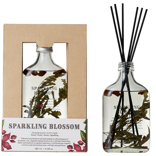 ボタニカ アロマグッズ BOTANICAL BOTTLES リードディフューザー180ml スパークリングブロッサム SPARKLING BLOSSOM REED DIFFUSER ボタニカルボトルズ 正規品 ◆ルーム/フレグランス/スティック/芳香/アロマ/ギフト/プレゼント/香り/癒し/リラックス/fragrance/aroma/gift/room