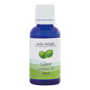 daily delight デイリーディライト 100% エッセンシャルオイル 30ml ライム 正規品 ◆アロマオイル/アロマテラピー/精油/嗅神経/予防/essential oil