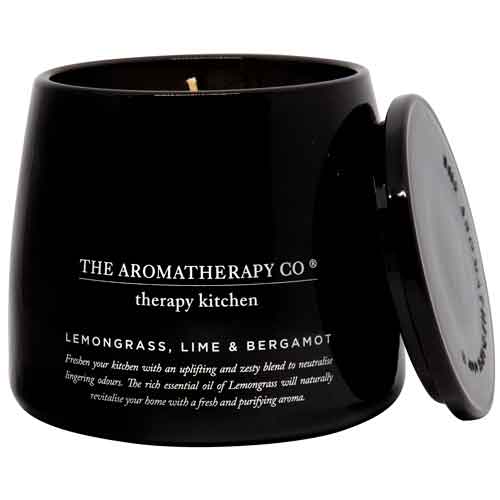 Therapy Kitchen ���å��󥷥�륽�������ɥ� ���󥰥饹,�饤����٥륬��å� Essential Oil Candle Lemongrass,Lime & Bergamot ����ԡ����å��� ������ ����������/Ϲ��/�롼��/�ý�/��餮/�ե쥰���/˧��/������/���ե�/�ץ쥼���/���/����