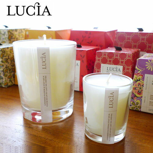 LUCIA Collection ソイキャンドル レギュラー No.11 ブルーロータス＆シシリアンオレンジ ピュアリビング Pureliving ルシアコレクション◆Soy Candle/ルームフレグランス/アロマキャンドル●【P15Aug15】【香りの贈り物】