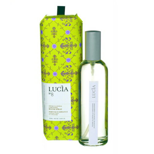 LUCIA Collection ルームスプレー No.8 タイムフラワー＆コリアンダー Thyme Flower & Coriander Votive ピュアリビング Pureliving ルシアコレクション◆ルームフレグランス/ルームミスト