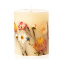 ロージーリングス アロマグッズ Rosy Rings ボタニカルキャンドル トール アプリコット＆ローズ Apricot ＆ Rose BOTANICAL CANDLE TALL ロージーリングス 正規品 ◆ホームフレグランス/芳香/アロマキャンドル/ロウソク/ドライフルーツ/フラワー【送料無料】