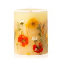 ロージーリングス アロマグッズ Rosy Rings ボタニカルキャンドル トール オレンジブロッサム＆オスマンサス Orange Blossom ＆ Osmanthus BOTANICAL CANDLE TALL ロージーリングス 正規品 ◆ホームフレグランス/芳香/アロマキャンドル/ロウソク/ドライフルーツ/フラワー【送料無料】