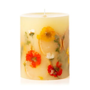 Rosy Rings ボタニカルキャンドル トール オレンジブロッサム＆オスマンサス Orange Blossom ＆ Osmanthus BOTANICAL CANDLE TALL ロージーリングス 正規品 ◆ホームフレグランス/芳香/アロマキャンドル/ロウソク/ドライフルーツ/フラワー【送料無料】