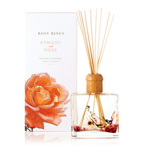 ロージーリングス アロマグッズ Rosy Rings ボタニカルディフューザー アプリコット＆ローズ Apricot ＆ Rose BOTANICAL DIFFUSER ロージーリングス 正規品 ◆ホームフレグランス/芳香/アロマ/fragrance/スティック/ドライフルーツ/フラワー【送料無料】