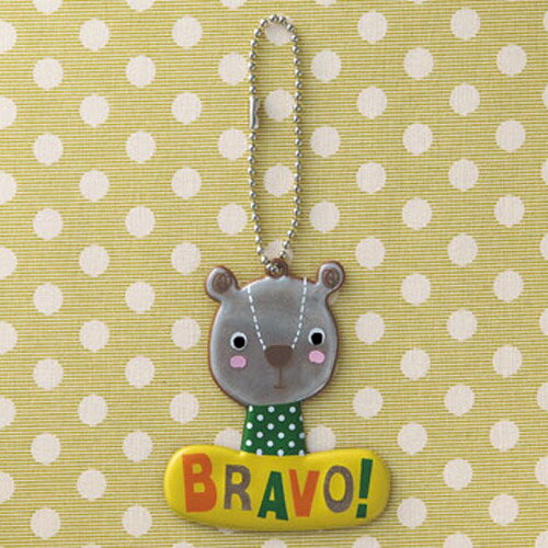 【現品限り】【メール便対応】リフレクター バンビーニール クマ BRAVO! REFLECTOR 正規品 ◆キーホルダ..