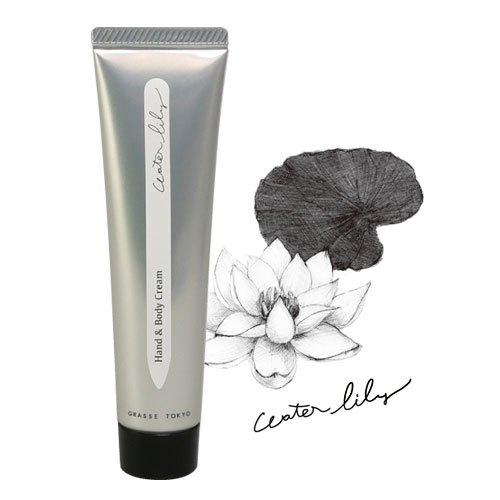 【メール便対応】GRASSE TOKYO ハンド＆ボディークリーム 35g ウォーターリリー Water Lily Hand & Body Cream グラーストウキョウ 正規品 ◆ボディケア/ハンドケア