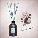 GRASSE TOKYO リードディフューザー 250ml Peach rose ピーチローズ Reed Diffuser グラーストウキョウ 正規品 ◆ルームフレグランス/アロマ/フレグランススティック/fragrance/room/aroma/stick/植物由来/ナチュラル/natural