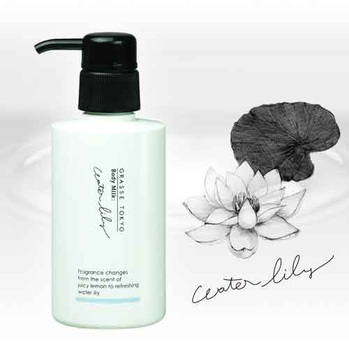 GRASSE TOKYO ボディミルク 150ml Water lily ウォーターリリー Body Milk グラーストウキョウ◆ボディケア/ボディクリーム/マッサージ/保湿/肌荒れ/フレグランス/芳香/アロマ/ギフト/プレゼント/香り/癒し/リラックス