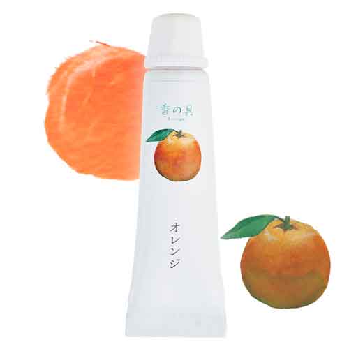 【メール便対応】GRASSE TOKYO 香の具「だいだい」（OR）オレンジ 7ml ＜チューブタイプ＞ kanogu Orange (Watercolor paint with fragrance) グラーストウキョウ 正規品 ◆絵具/アロマ/ギフト/プレゼント/香り/癒し/リラックス/aroma/gift