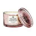 Voluspa ボルスパ ヴァーメイル ボックス入り グラスキャンドル スパークリングローズ VERMEIL ambience Box Glass Candle SPARKLING ROSE 正規品 ◆ホームフレグランス/芳香/アロマ/ロウソク