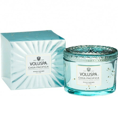 ボルスパ キャンドル Voluspa ボルスパ ヴァーメイル ボックス入り グラスキャンドル カーサパシフィカ VERMEIL Box Glass Candle CASA PACIFICA 正規品 ◆ホームフレグランス/芳香/アロマ/ロウソク