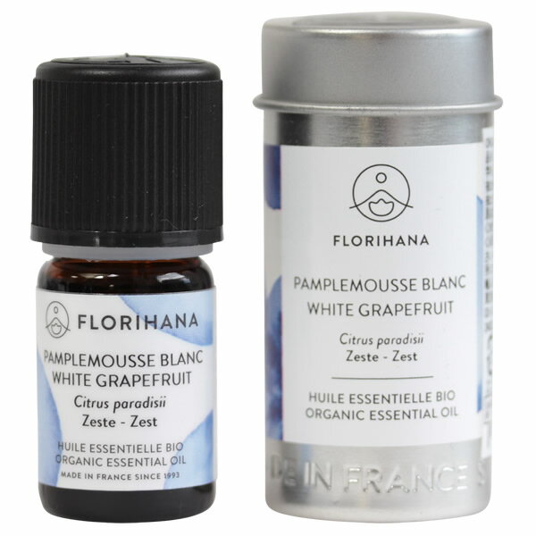 フロリハナ グレープフルーツ6.0ml エッセンシャルオイル オーガニック /フロリハナ (FLORIHANA)