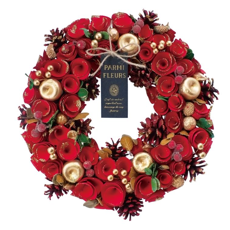 大きめサイズで豪華!玄関におしゃれなクリスマスリースのおすすめ ...