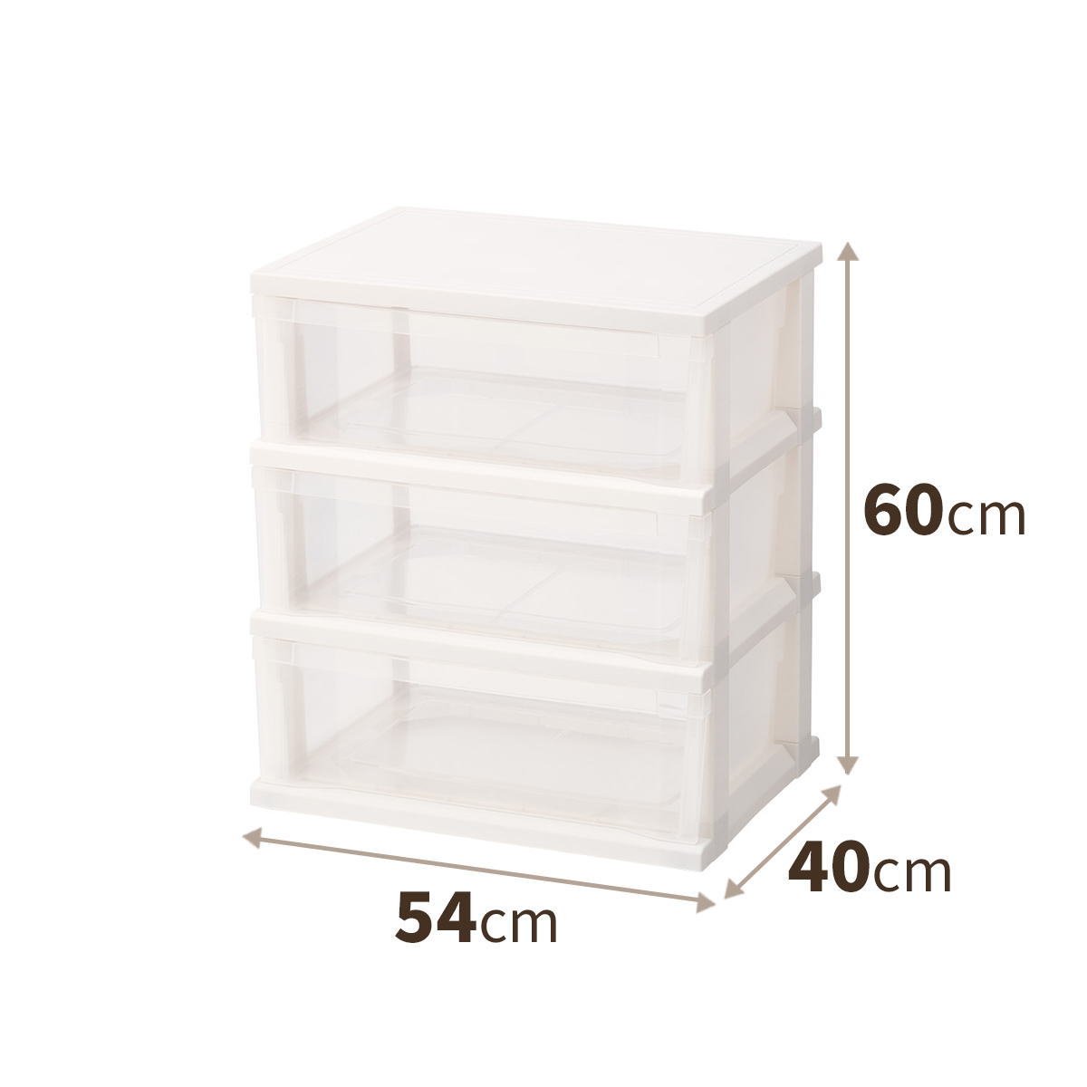 ストッカーワイド組立式　3段　〜天馬〜
