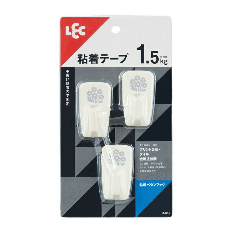 【メール便対応】粘着ペタンフック　H-001　〜レック〜