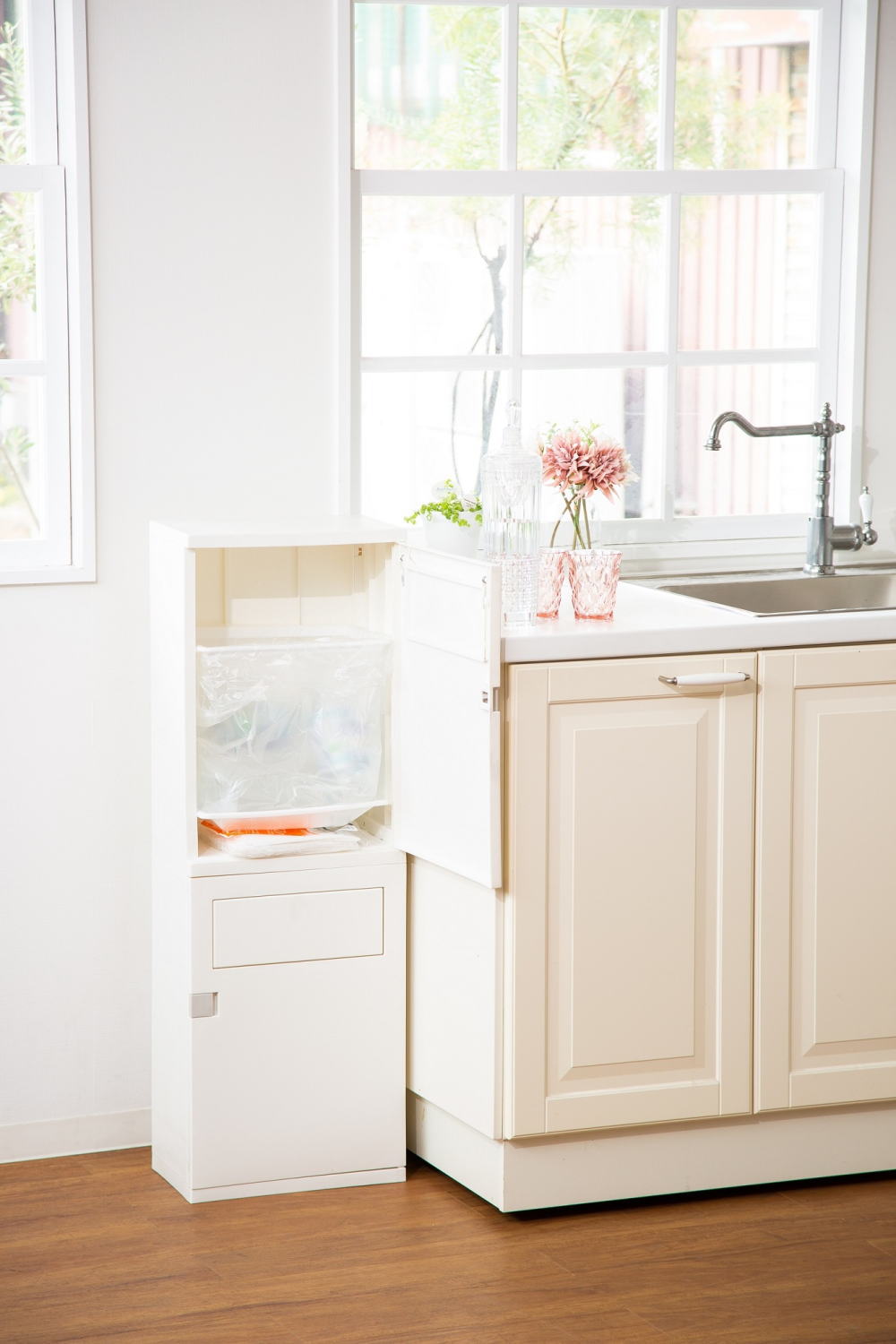 【法人様専用】【メーカー直送】DUSPA ダスパ 組み立て式ペール2段〜平和工業〜ゴミ箱 ダストボックス ペール [3]