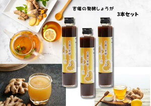 吉備の発酵しょうが 【200ml】×3本セット吉備の発酵しょうが キャップ付き しょうが 腸活 はち...