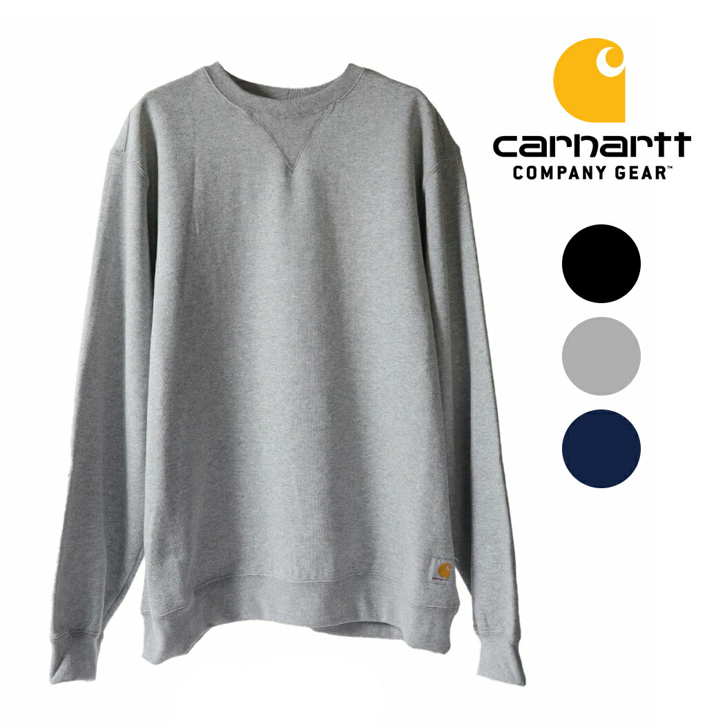 [�����ݥ��������P2��]CARHARTT �����ϡ��� �ߥåɥ������� �������å� MIDWEIGHT CREWNECK SWEATSHIRT BLACK H....