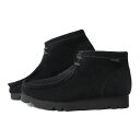 Clarks クラークス ワラビー シューズ ゴアテックス スエード ブーツ W Wallabee BOOTS GORE-TEX Black Suede ( レディース ウィメンズ 26168586 )