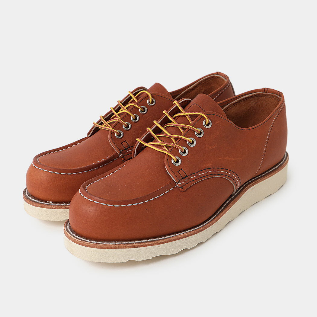 樂天商城 - RED WING レッドウィング クラシックモック オックスフォード ワーク ブーツ CLASSIC MOC OXFORD ORO LEGACY ( USA製 キャメル レザー 8092 )