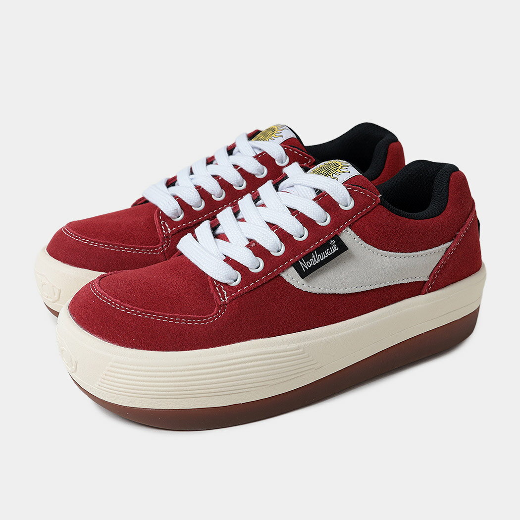 樂天商城 - 【1000円OFFクーポン発行中!】NORTHWAVE ノースウェーブ エスプレッソ スエード スニーカー ESPRESSO SUEDE RED/WHITE ( 赤 レッド 白 ホワイト 国内正規品 レディース メンズ 厚底 NW-001 )