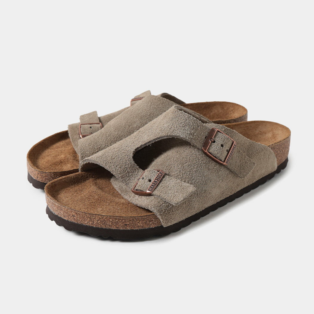 Rakuten - [クーポン＆P2倍！]BIRKENSTOCK ビルケンシュトック チューリッヒ レザー レディース サンダル Zurich ( NARROW FIT ) TAUPE ( トープ ベージュ レディース スエード 50463 )