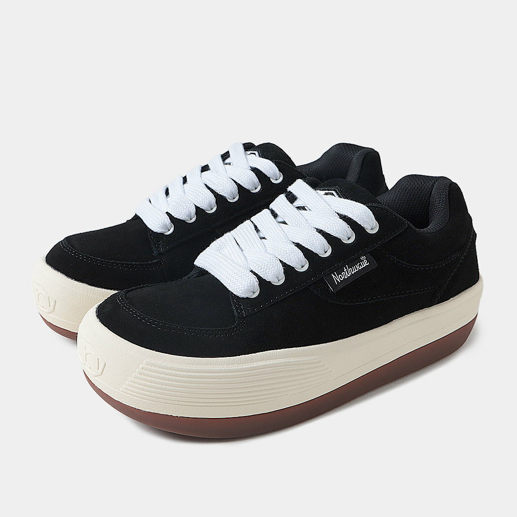 樂天商城 - 【1000円OFFクーポン発行中!】NORTHWAVE ノースウェーブ エスプレッソ スエード スニーカー ESPRESSO SUEDE 90s BLACK/WHITE ( 黒 ブラック 白 ホワイト 厚底 国内正規品 メンズ レディース NW-007 )