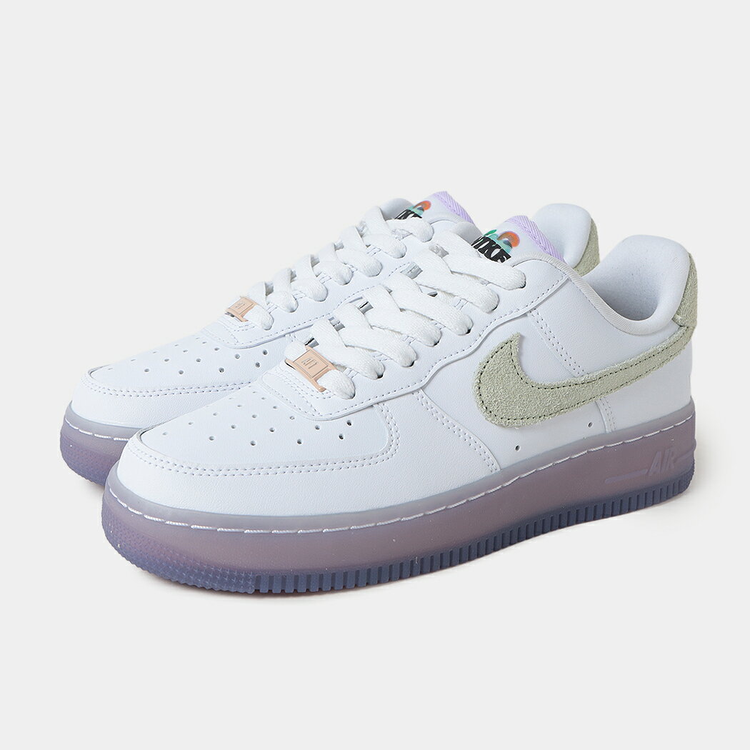 樂天商城 - NIKE ナイキ ウィメンズ エアフォース スニーカー WMNS AIR FORCE 1 '07 LX WHITE/BARELY GREEN ( 白 ホワイト レディース AF1 HF5719-139 )