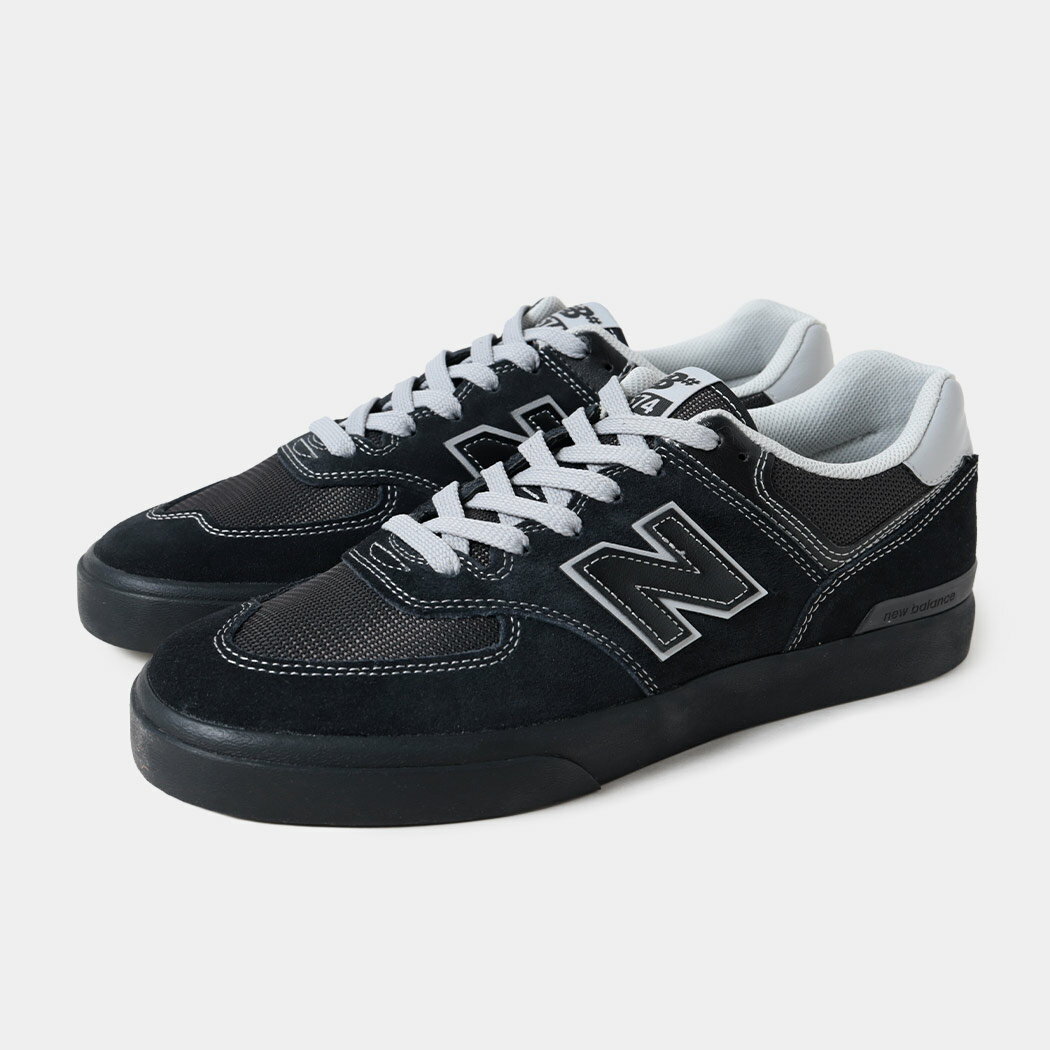 樂天商城 - 海外限定 NEW BALANCE ニューバランス ヌメリック 574 スニーカー NM574VBB BLACK/GRAY ( ブラック 黒 グレー 灰色 SKATE スケート メンズ )