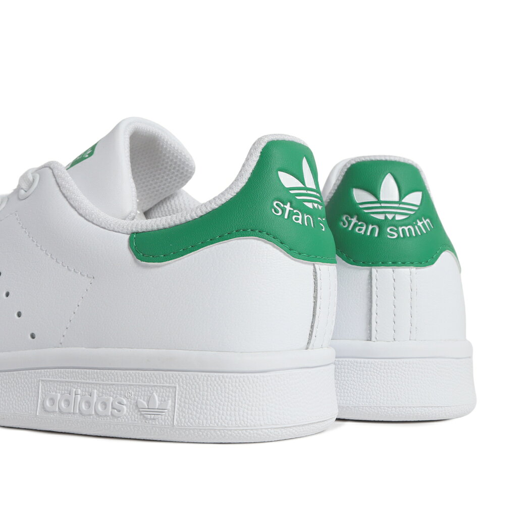 3,980-以上お買い上げで送料無料/15時までのご注文なら即日発送可能！/新作/adidas/アディダス/Sansmith/スタンスミス/レザー/白/緑/ホワイト/グリーン/靴/シューズ/25/08