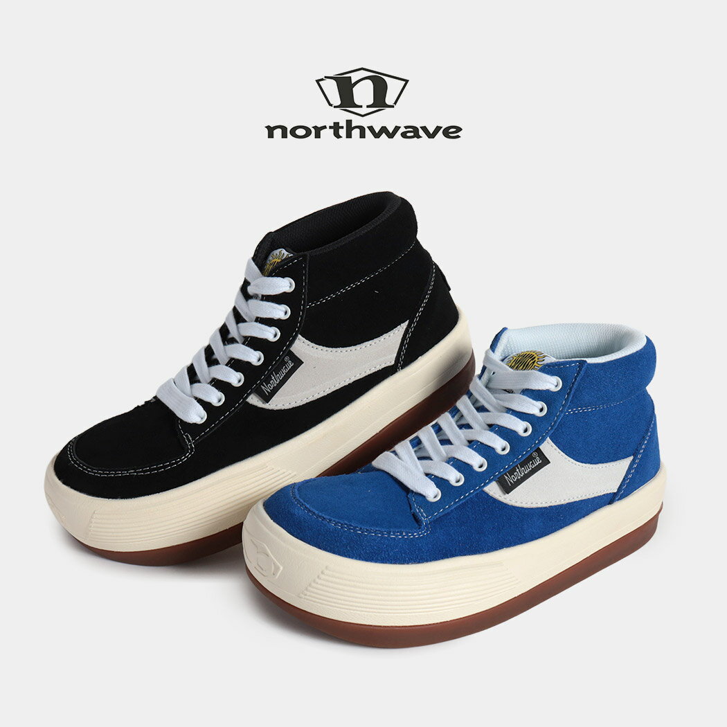 樂天商城 - 【1000円OFFクーポン発行中!】NORTHWAVE ノースウェーブ エスプレッソ チリ スエード スニーカー ESPRESSO CHILLI SUEDE BLACK/WHITE ROYAL/WHITE ( メンズ レディース ウィメンズ ボリュームソール 厚底 黒 ブラック 白 ホワイト 青 国内正規品 NW-002 )