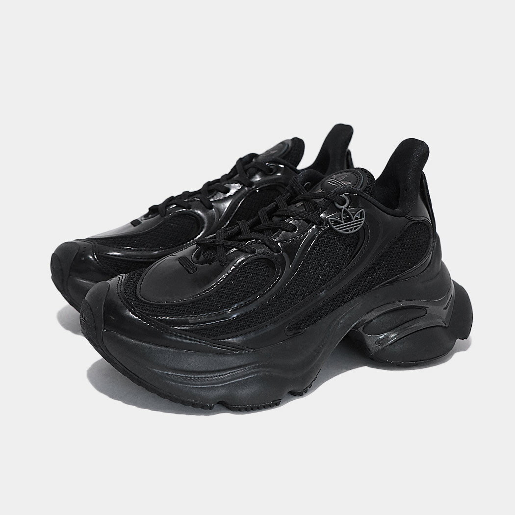 樂天商城 - adidas アディダス 厚底 スニーカー オズヴィーナス OZVENUZ W BLACK ( ボリューム ブラック 黒 レディース ウィメンズ JS2468 )