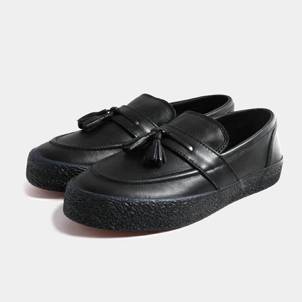 [クーポン＆P2倍！]LAST RESORT AB ラストリゾート VM005 ローファー レザー スニーカー VM005-LEATHER BLACK ( ブラック 黒 革靴 レザーシューズ メンズ ウィメンズ レディース )