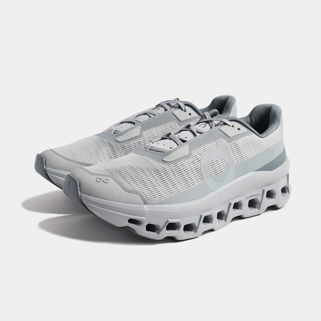 On オン クラウド モンスター ボイド スニーカー CLOUDMONSTER VOID ALLOY/GLACIER ( グレー 厚底 メンズ レディース ローカット ランニングシューズ 3MF10671014 )