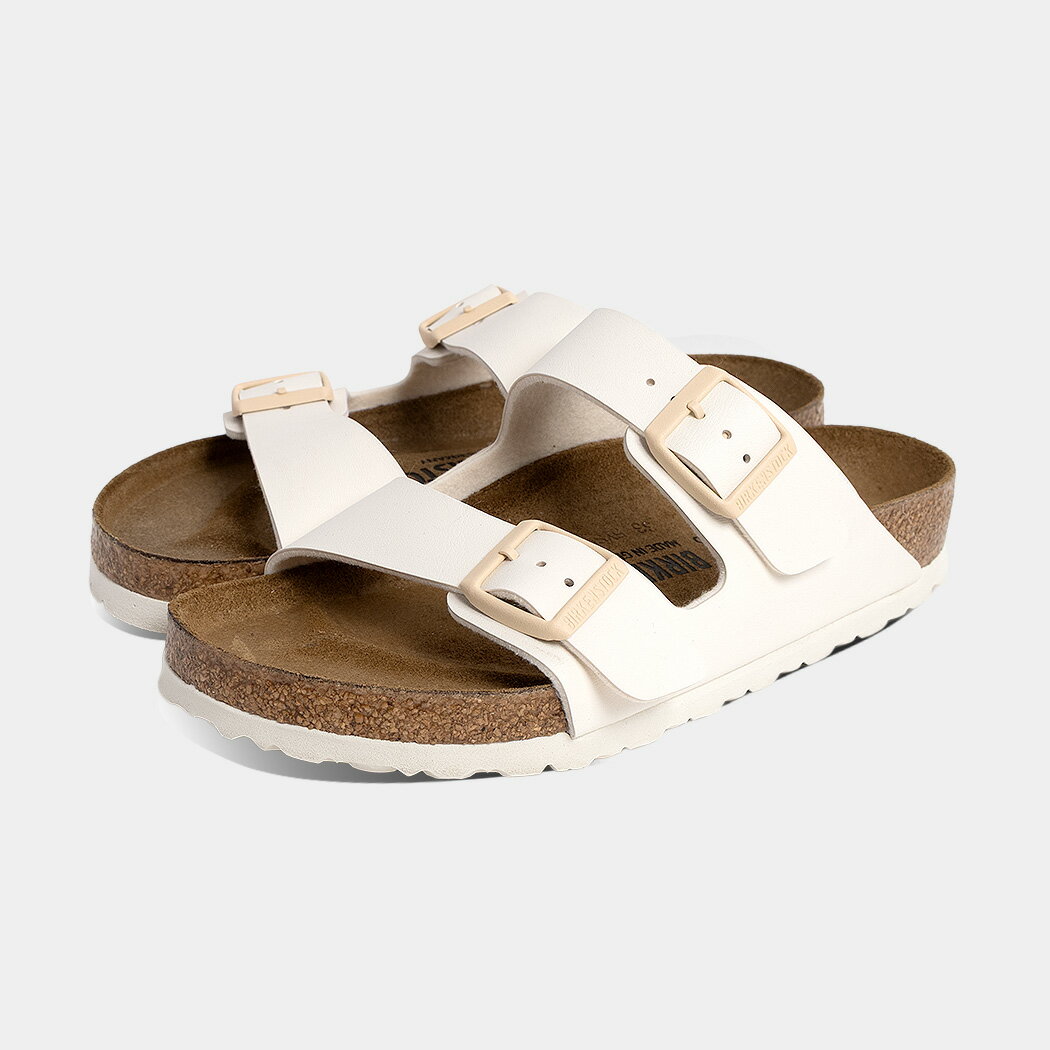 Rakuten - [クーポン＆P2倍！]BIRKENSTOCK ビルケンシュトック ARIZONA アリゾナ バックル サンダル NARROW FIT WHITE ( ホワイト 白 メンズ エッグシェル ナロー幅 1027339 )